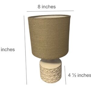 Better Homes And Gardens Cream and White Table Lamp